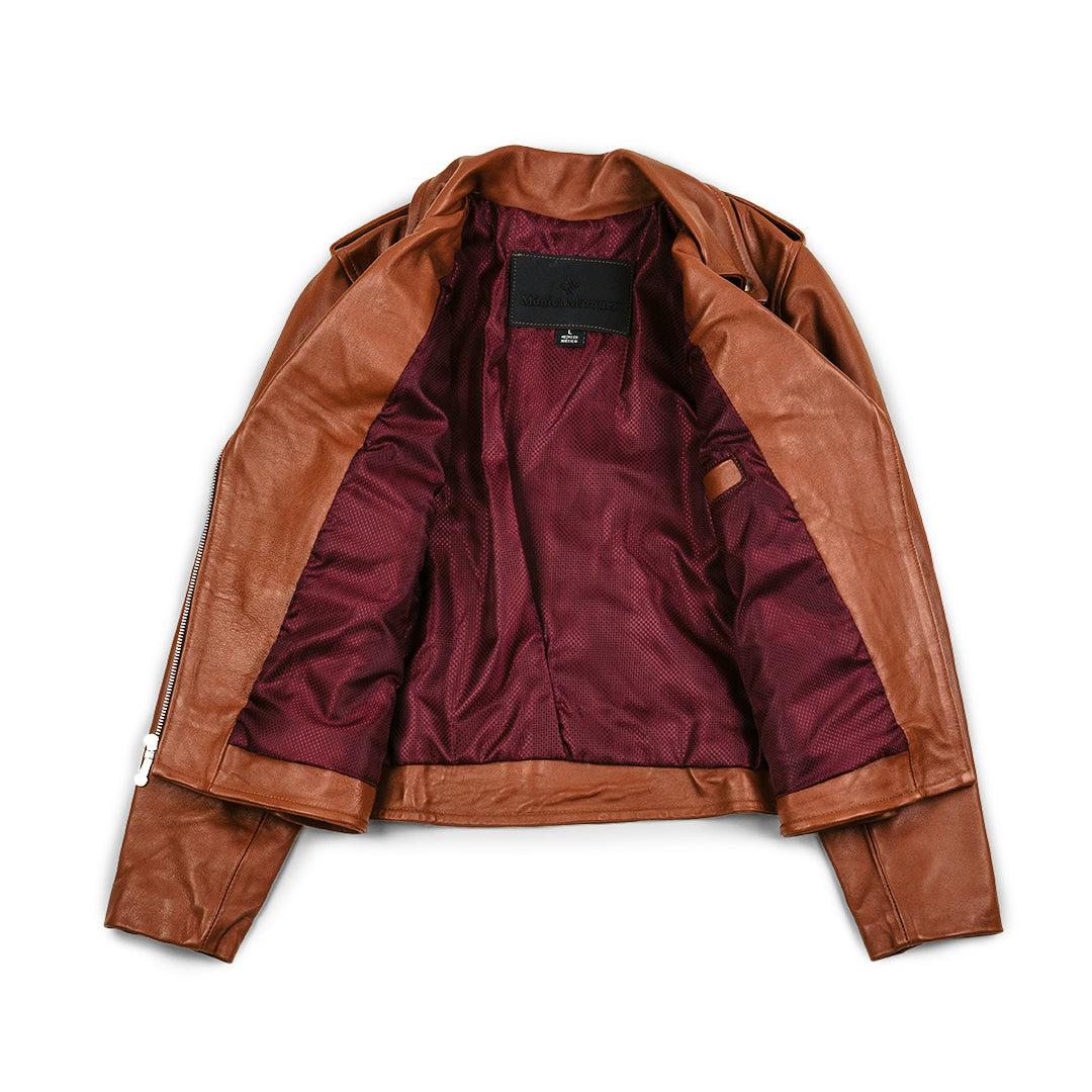 Chamarra Biker Café