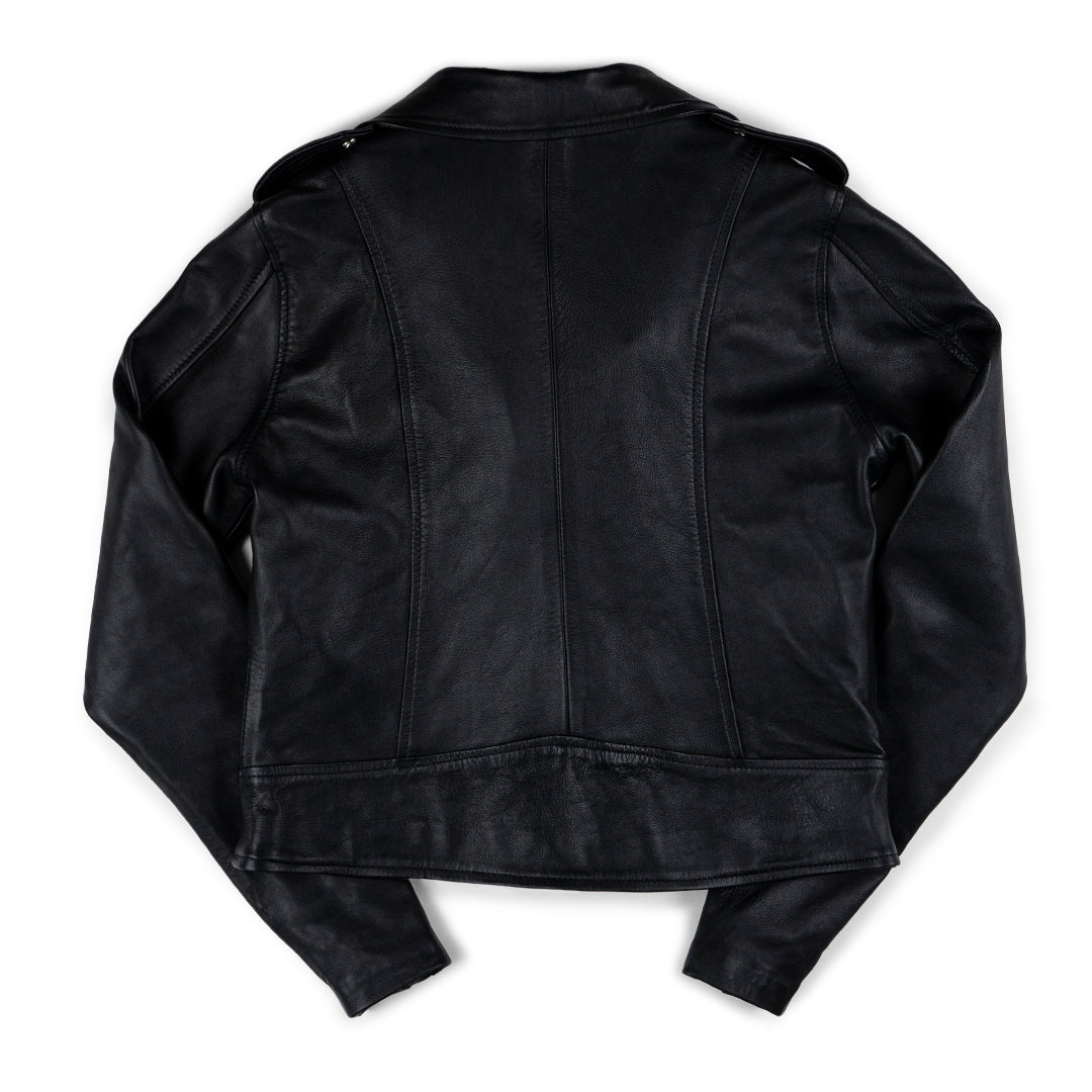 Chamarra Biker Negro