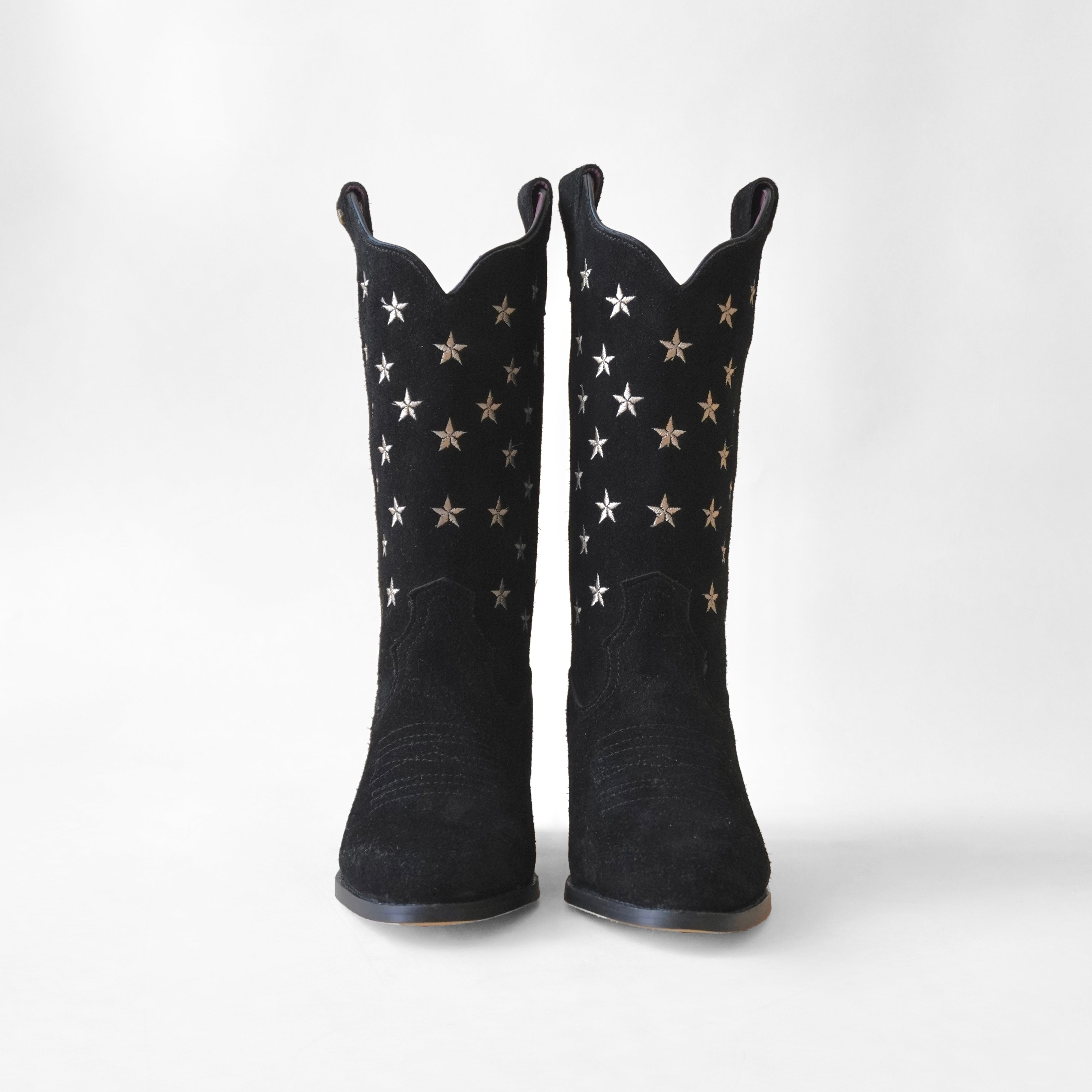 Stars Gamuza Negro