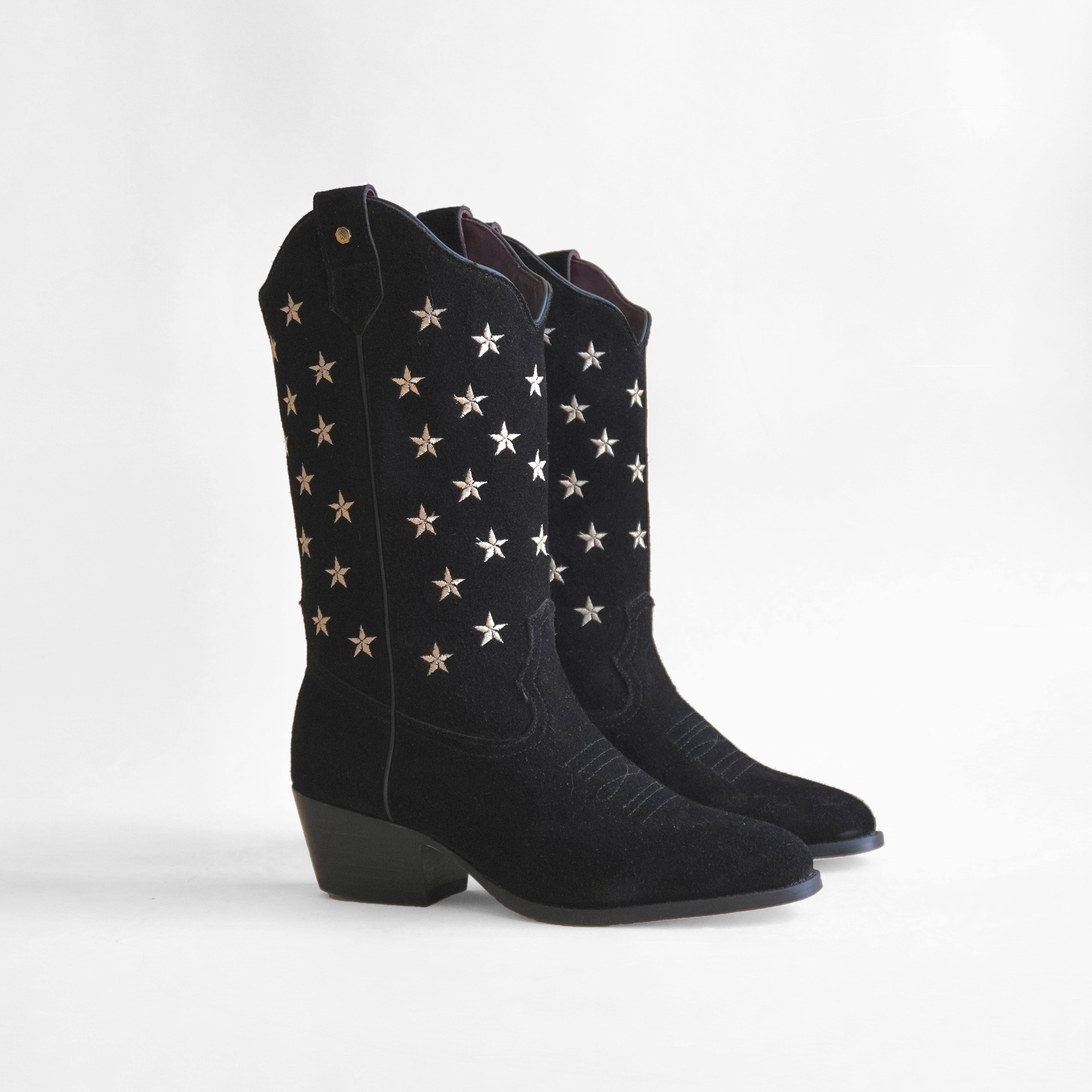 Stars Gamuza Negro
