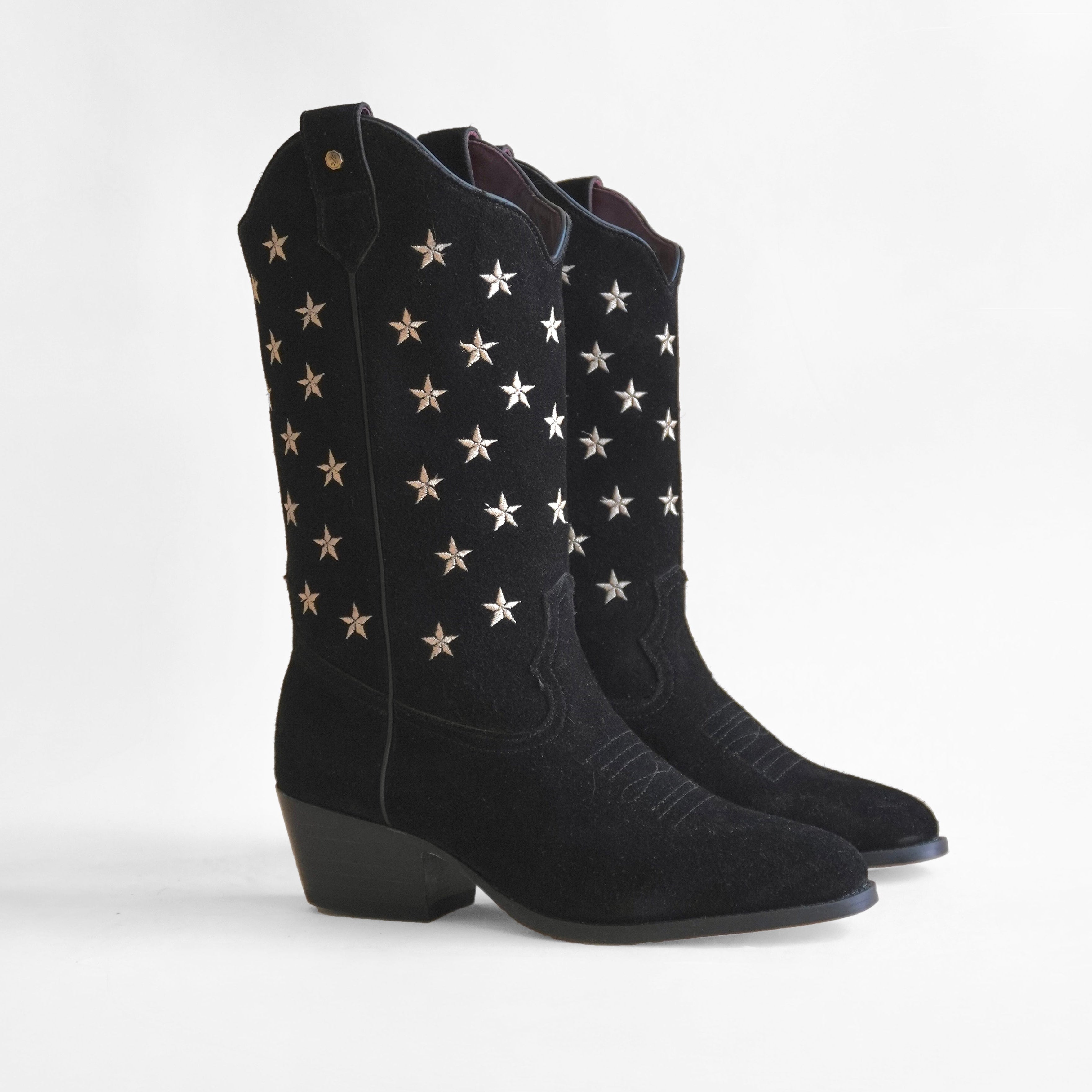 Stars Gamuza Negro