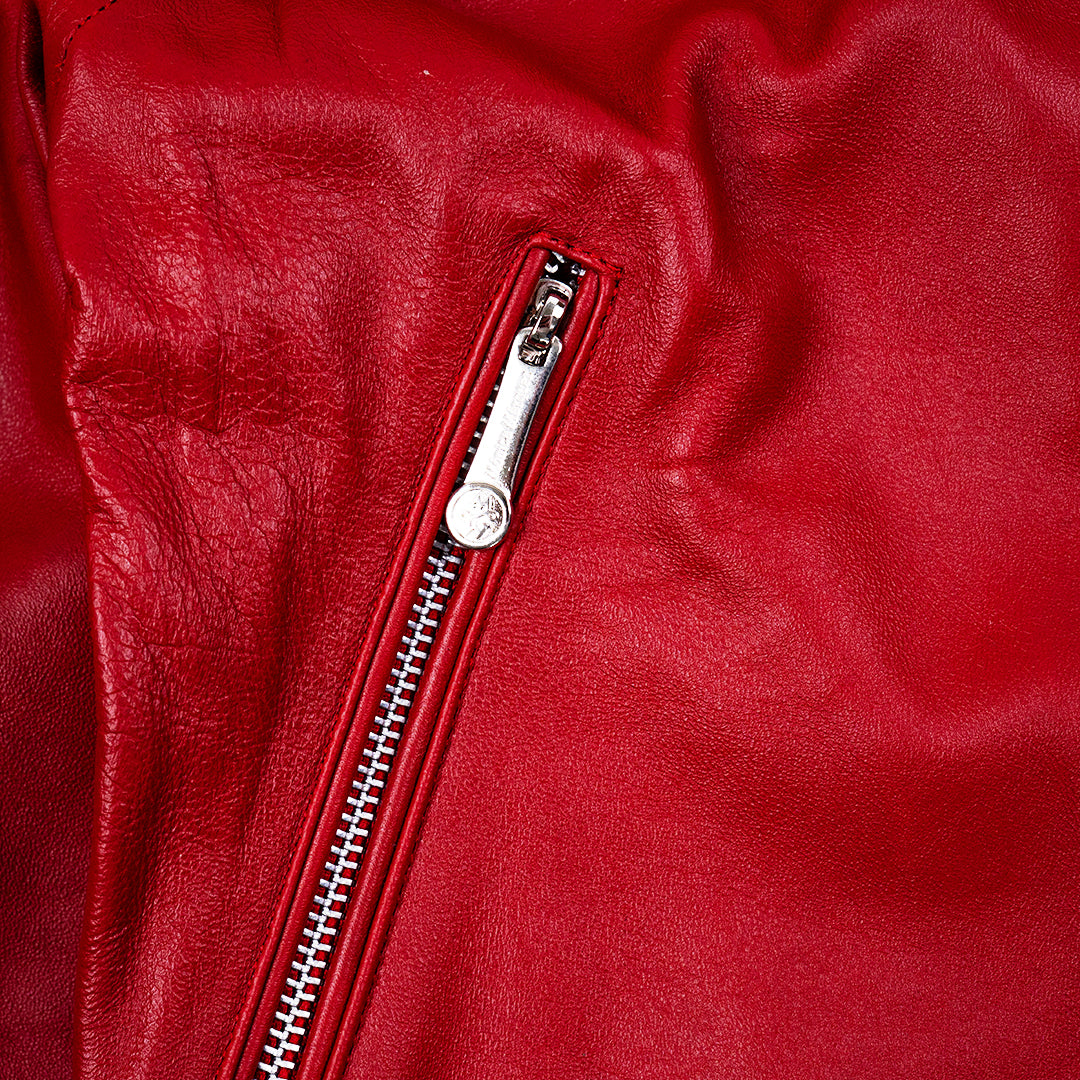 Chamarra Fringes Rojo