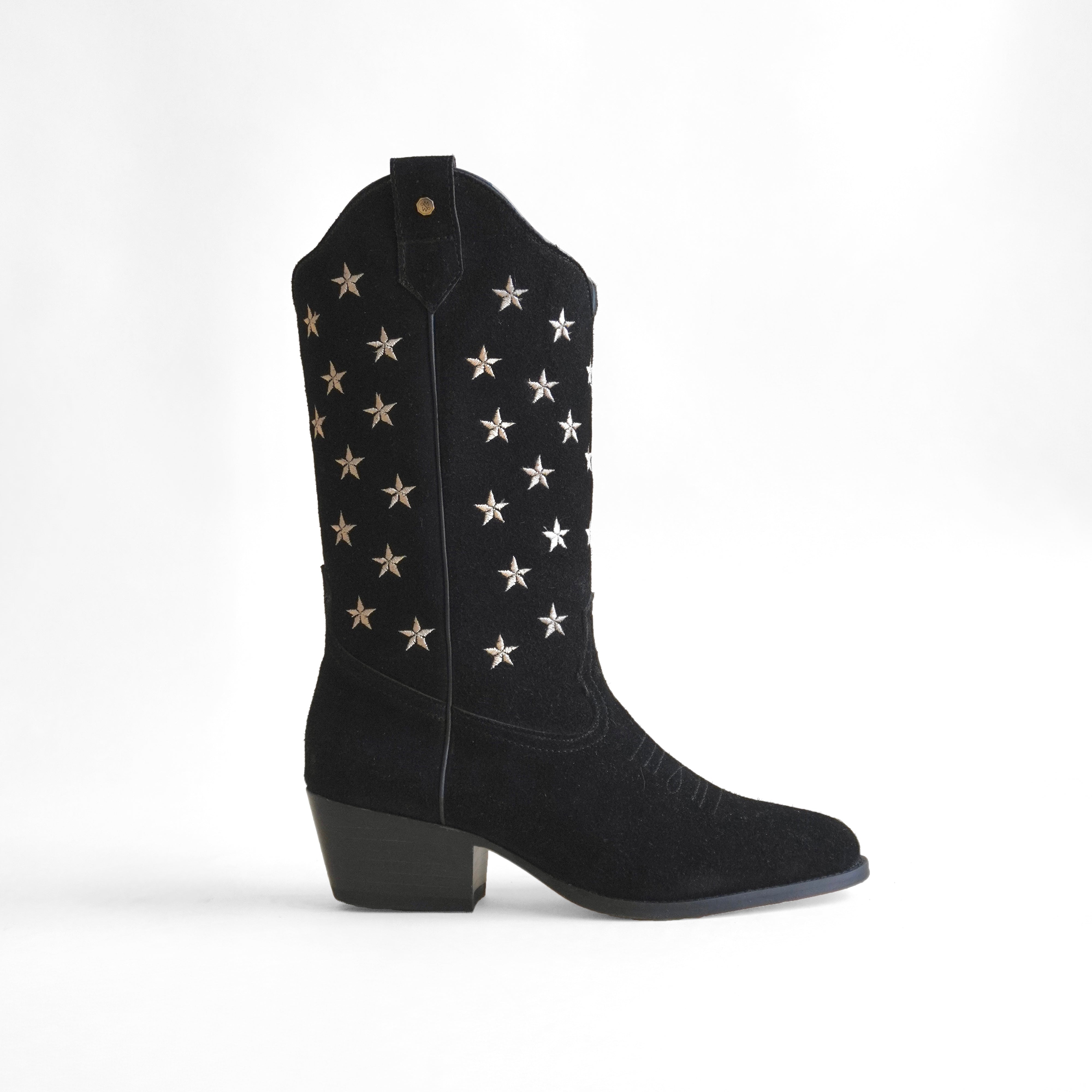 Stars Gamuza Negro
